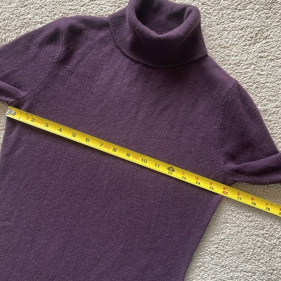 Neiman Marcus Cashmere Collection 100% Cashmere Turtleneck Sweater Dress S Soft - Picture 6 of 13